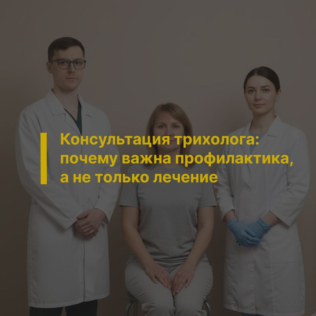 Консультация трихолога: почему важна профилактика, а не только лечение